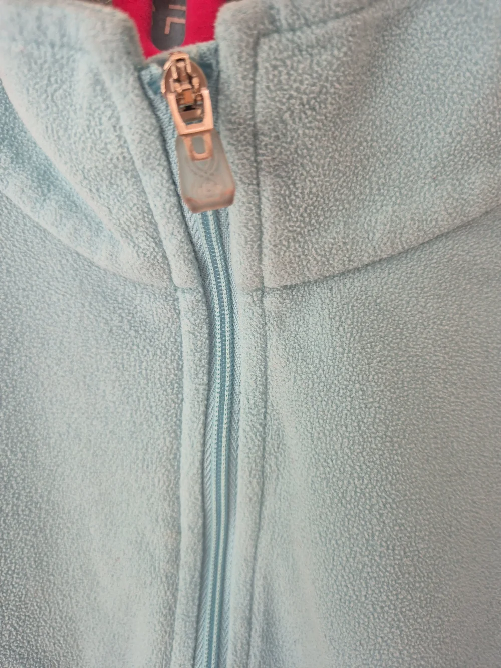 Spyder Shimmer Bug Ice Blue Half Zip Fleece Pullover Jacket Girls Size 5T